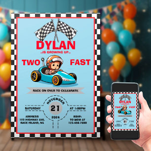 Zwei schnelle süße Einladung