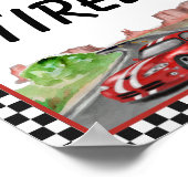 Zwei schnelle zwei kuriose Ersatzreifen-Poster Poster (Ecke)