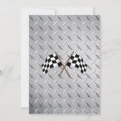 Zwei schnelle zwei neugierige Vintage Geburtstage Einladung (Rückseite)