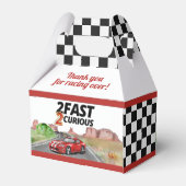 Zwei schnelle zwei neugierige, Vintage Gefallen Geschenkschachtel (Rückseite)