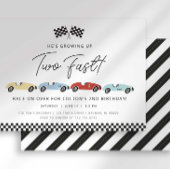 Zwei schnelle zweite Geburtstagseinladung Einladung