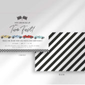 Zwei schnelle zweite Geburtstagseinladung Einladung