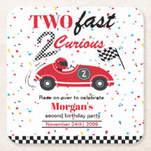 Zwei schnelle, zweitkuriose Red Sports Car zum zwe