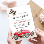 ZWEI Schnellrennen 2. Geburtstag Einladung