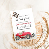 ZWEI Schnellrennen 2. Geburtstag Einladung