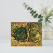 Zwei Schnittblumen (F376)Van Gogh Fine Art Postkarte (Stehend Vorderseite)