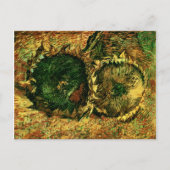 Zwei Schnittblumen (F376)Van Gogh Fine Art Postkarte (Vorderseite)