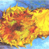 Zwei Schnittblumen Van Gogh Aufkleber (Vorderseite)