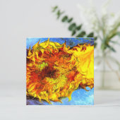 Zwei Schnittblumen Van Gogh Einladung (Stehend Vorderseite)