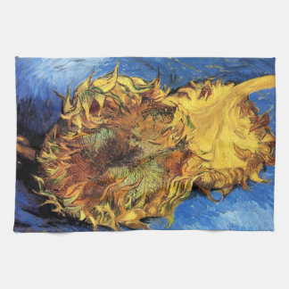 Zwei Schnittblumen Van Gogh Fine Art Geschirrtuch