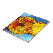 Zwei Schnittblumen Van Gogh Fliese (Seite)