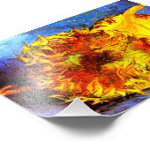 Zwei Schnittblumen Van Gogh Fotodruck (Ecke)