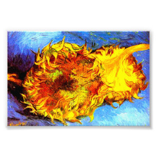 Zwei Schnittblumen Van Gogh Fotodruck
