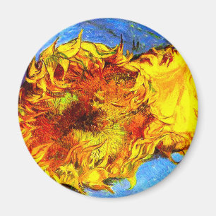 Zwei Schnittblumen Van Gogh Magnet