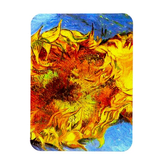 Zwei Schnittblumen Van Gogh Magnet (Vertikal)