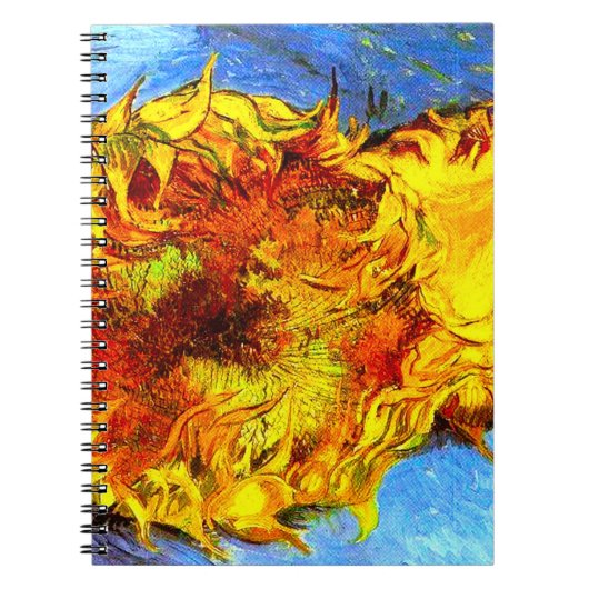 Zwei Schnittblumen Van Gogh Notizblock (Vorderseite)