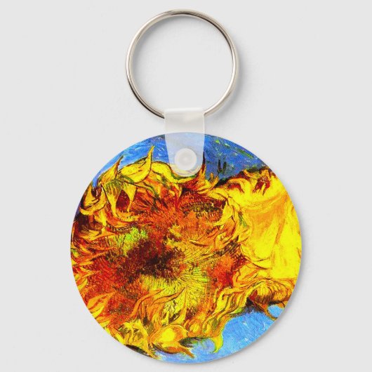 Zwei Schnittblumen Van Gogh Schlüsselanhänger (Vorderseite)