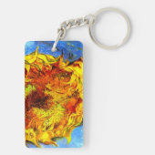 Zwei Schnittblumen Van Gogh Schlüsselanhänger (Rückseite)