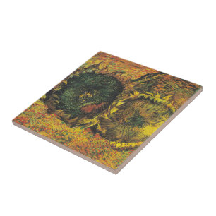 Zwei Schnittblumen von Vincent van Gogh Fliese