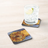 Zwei Schnittblumen von Vincent van Gogh Getränkeuntersetzer (Rechte Seite)