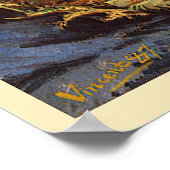 Zwei Schnittblumen von Vincent van Gogh Poster (Ecke)