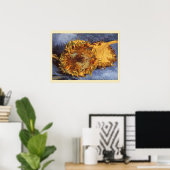 Zwei Schnittblumen von Vincent van Gogh Poster (Heimbüro)