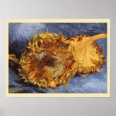 Zwei Schnittblumen von Vincent van Gogh Poster (Vorne)