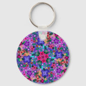Zwei schöne Blume Schlüsselanhänger (Rückseite)