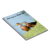 Zwei schöne Ducks Notebook Notizblock (Rechte Seite)