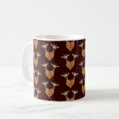 Zwei schöne Giraffen Kaffeetasse (Vorderseite Links)