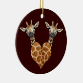 Zwei schöne Giraffen Keramik Ornament (Rechts)