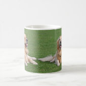 Zwei schöne goldene Retriever Kaffeetasse (Mittel)