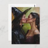 Zwei schöne Hexen Kiss Pride Serie Postkarte (Vorne/Hinten)