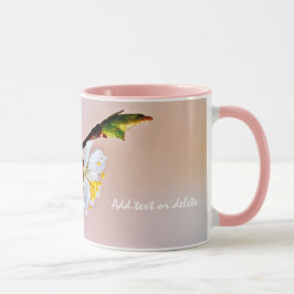 Zwei schöne japanische Apricot-Blume Tasse