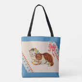 zwei schöne Kätzchen drucken Tasche (Rückseite)