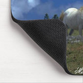 Zwei schöne Pferde Mousepad (Ecke)