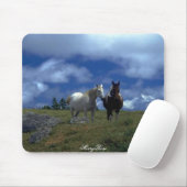 Zwei schöne Pferde Mousepad (Mit Mouse)