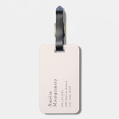 Zwei schöne Pferde Western Boho Gepäckanhänger (Rückseite vertikal)