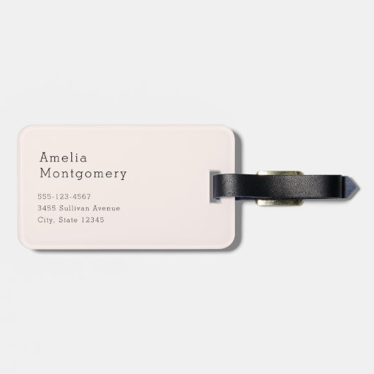 Zwei schöne Pferde Western Boho Gepäckanhänger (Rückseite horizontal)