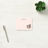 Zwei schöne Pferde Western Boho Post-it Klebezettel (Büro)