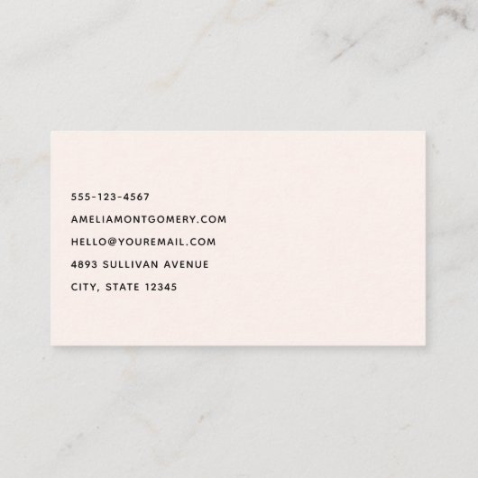 Zwei schöne Pferde Western Boho Visitenkarte (Rückseite)