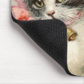 Zwei schöne Viktorianische Kätzchen. Mousepad (Ecke)
