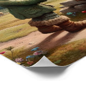 Zwei schöne Vintage Munchkins in Country Kleidung Poster (Ecke)