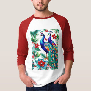 Zwei schöne Weihnachtsfriedhöfe mit Poinsettias T-Shirt