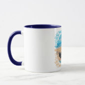 Zwei Schotten am Strand Tasse (Links)