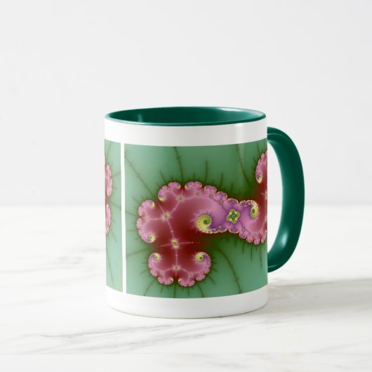 Zwei Schuhe - Fraktal Tasse (VorderseiteRechts)