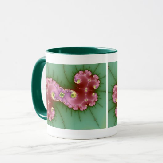 Zwei Schuhe - Fraktal Tasse (Vorderseite Links)