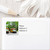 Zwei Schulbusse (Insitu)