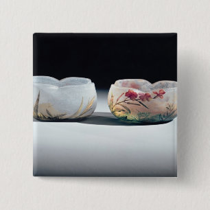 Zwei Schüsseln durch Daum, Nancy, Frankreich Button