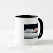 Zwei Schüsseln durch Daum, Nancy, Frankreich Tasse (VorderseiteRechts)